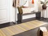 Jutový koberec 80 x 300 cm béžová/žltá TALPUR_845674