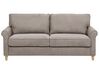 3-personers sofa stof lysebrun RONNEBY_901456