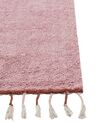 Bavlnený koberec 140 x 200 cm ružový CAPARLI_907216