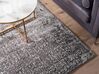Teppich dunkelgrau-silber 140 x 200 cm abstraktes Muster ESEL_762563