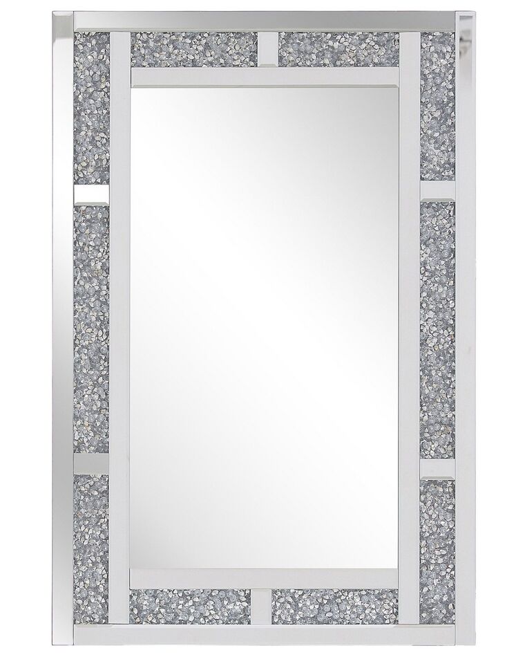 Wall Mirror 60 x 90 cm Silver AVRILLE_773194