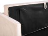 Velvet Sofa Bed with Storage Beige EKSJO _848879