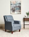 Fabric Recliner Chair Blue EGERSUND_896456
