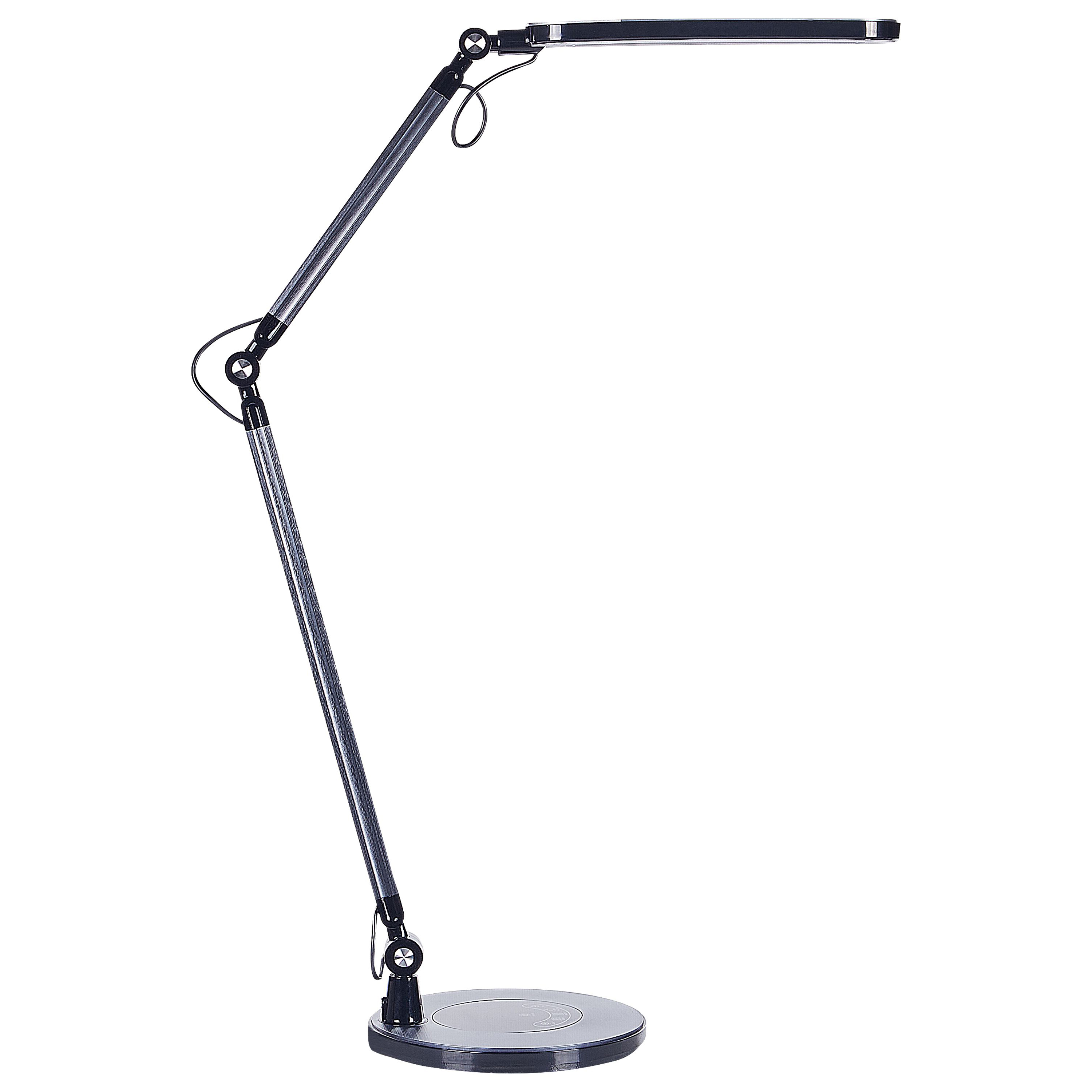 Lámpara de mesa LED de metal negro GRUS