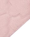 Tapete de pelo sintético de coelho rosa 160 x 230 cm GHARO_866748