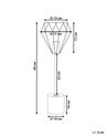 Lámpara de mesa grande en latón MOONI_767142