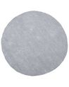 Tappeto shaggy grigio chiaro tondo ⌀ 140 cm DEMRE_738101