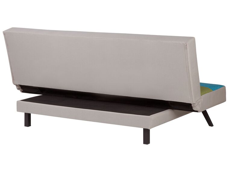 Fabric Sofa Bed Patchwork LEEDS Beliani.co.uk