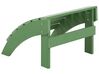 Zahradní židle s podnožkou zelená ADIRONDACK_809562