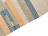 Kelim Teppich Baumwolle mehrfarbig 200 x 300 cm geometrisches Muster Kurzflor APARAN_869644