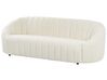 3 Seater Velvet Sofa Off-White MALUNG_884093