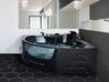 Vasca da bagno angolare nera con LED 198 x 144 cm MARTINICA_857970