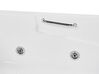 Right Hand Whirlpool Corner Bath with LED 1700 x 1190 mm White BAYAMO_821174