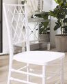 Set of 2 Dining Chairs White CLARION_782834