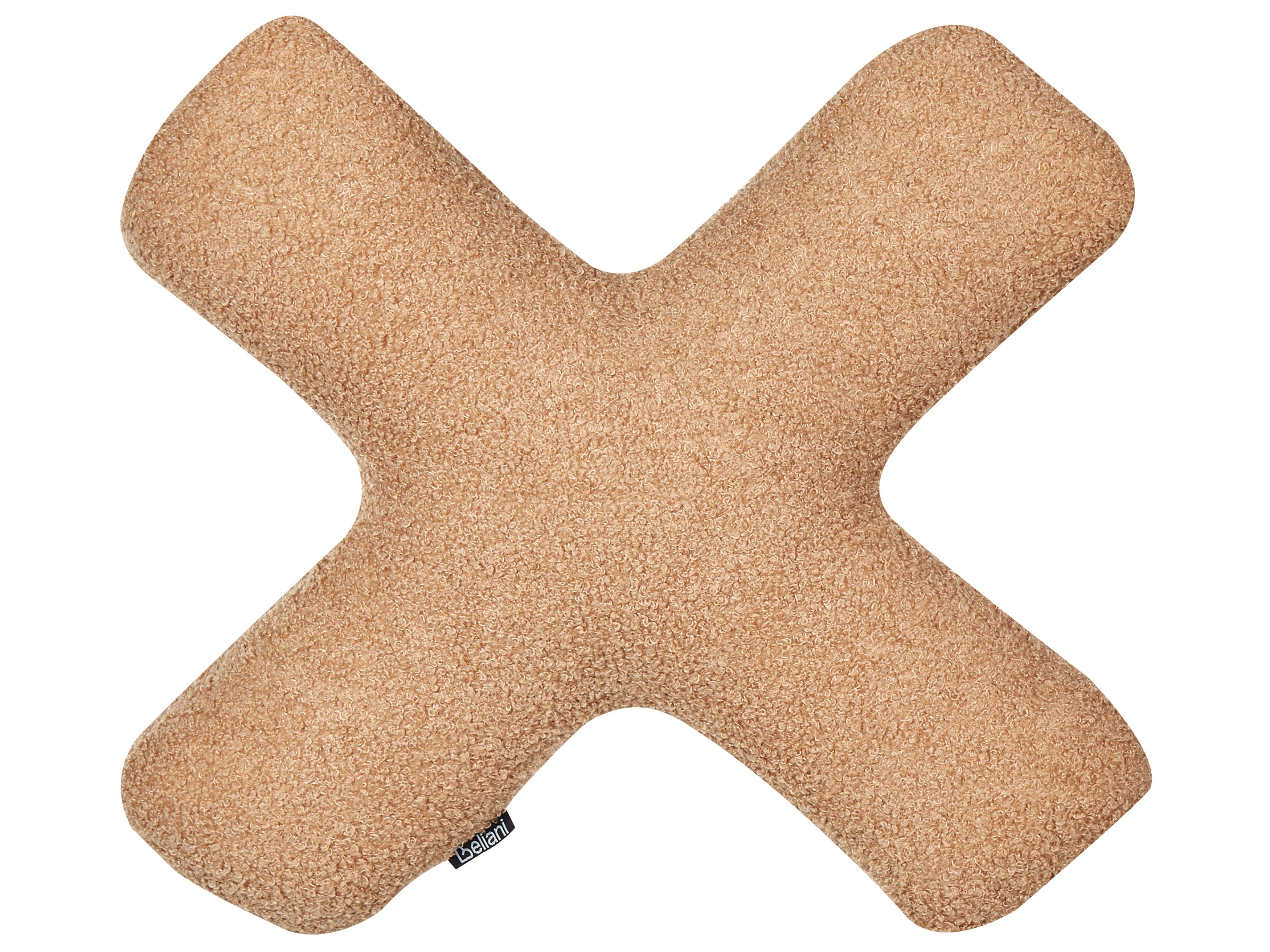 Buchstaben Kissen Rosa - Dekokissen Aus Kordsamt 34x39cm