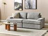 3 Seater Fabric Sofa Light Grey ALLA_893847