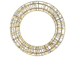 LED-koriste hopea ⌀ 55 cm KOPPELO LED-koriste hopea ⌀ 55 cm KOPPELO