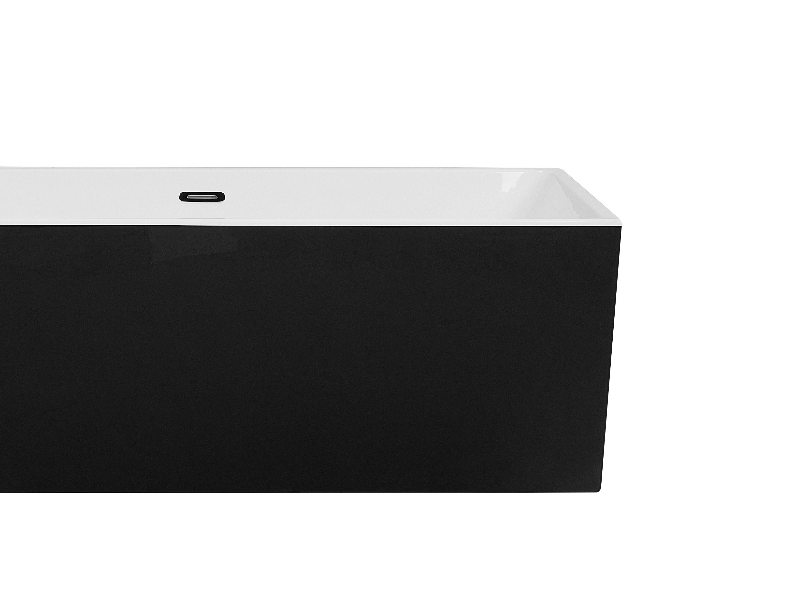 Wanna wolnostojąca czarna RIOS