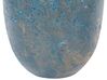 Vaso de terracota azul e castanha 50 cm VELIA_850831