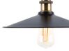 Černá a měděná závěsná lampa SWIFT L_690935