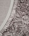 Tappeto shaggy rotondo grigio chiaro ⌀ 140 cm CIDE_915900