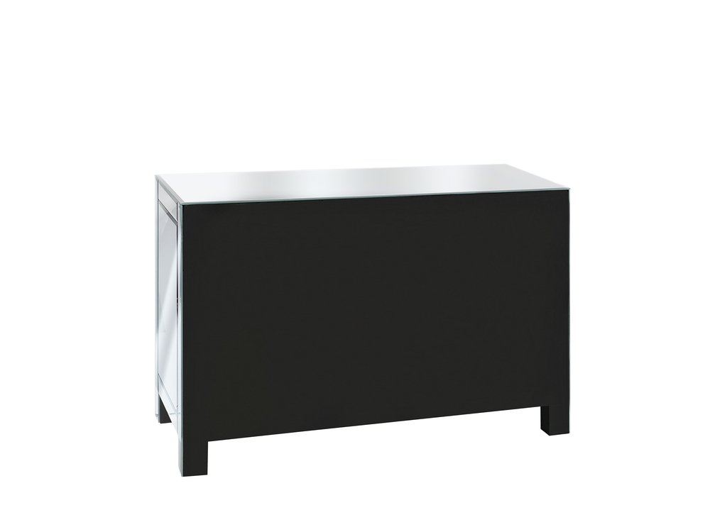 Kommode Spiegeleffekt 2 Schubladen Schrank LENS | Beliani.de