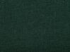 Tagesbett ausziehbar Leinenoptik dunkelgrün Lattenrost 90 x 200 cm LIBOURNE_729678