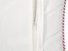 Lot de 2 coussins en coton blanc à motif de flocons dorés 45 x 45 cm STAPELIA_887964