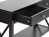 Konzolový stolík s 2 zásuvkami čierny AVENUE_751675