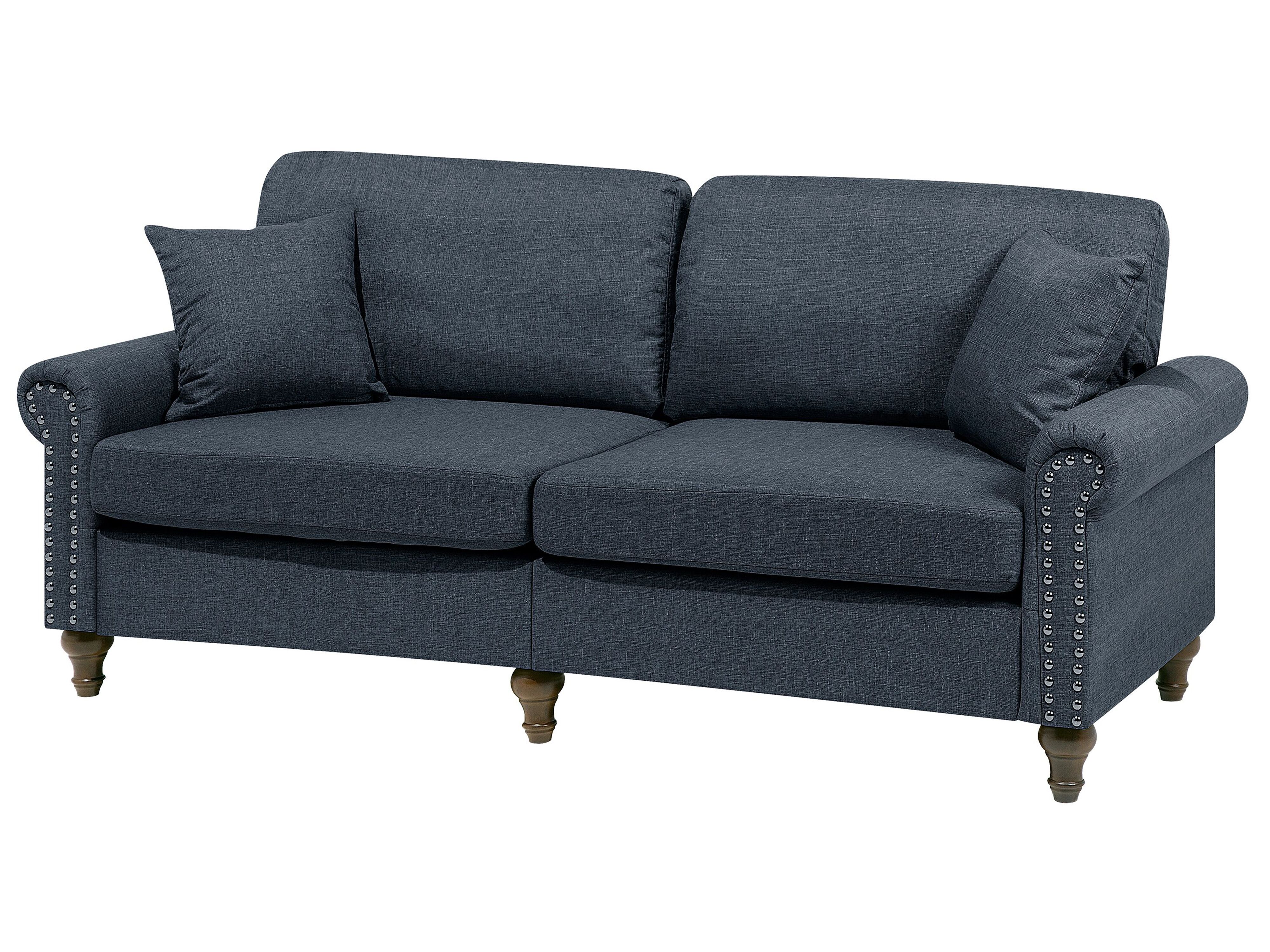 Sofa 3-osobowa ciemnoszara OTRA