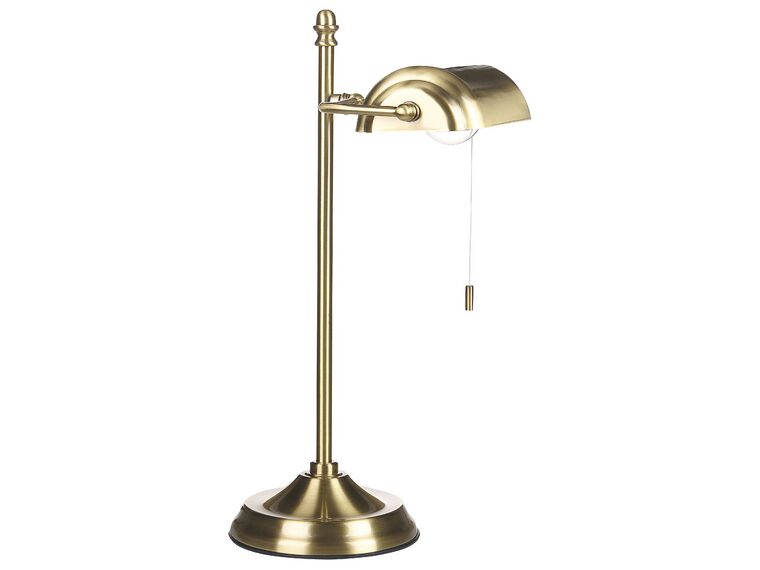 Kovová stolní lampa zlatá MARAVAL_851477