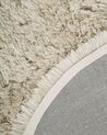 Bézs hosszú szálú szőnyeg ⌀ 140 cm CIDE_746696