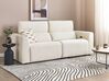 2 Seater Corduroy Electric Recliner Sofa with USB Port Beige ULVEN_911576