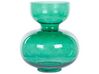 Glass Flower Vase 27 cm Green PALAIA_838163