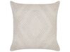 Set of 2 Cotton Cushions 45 x 45 cm Off-White CATALPA_843490