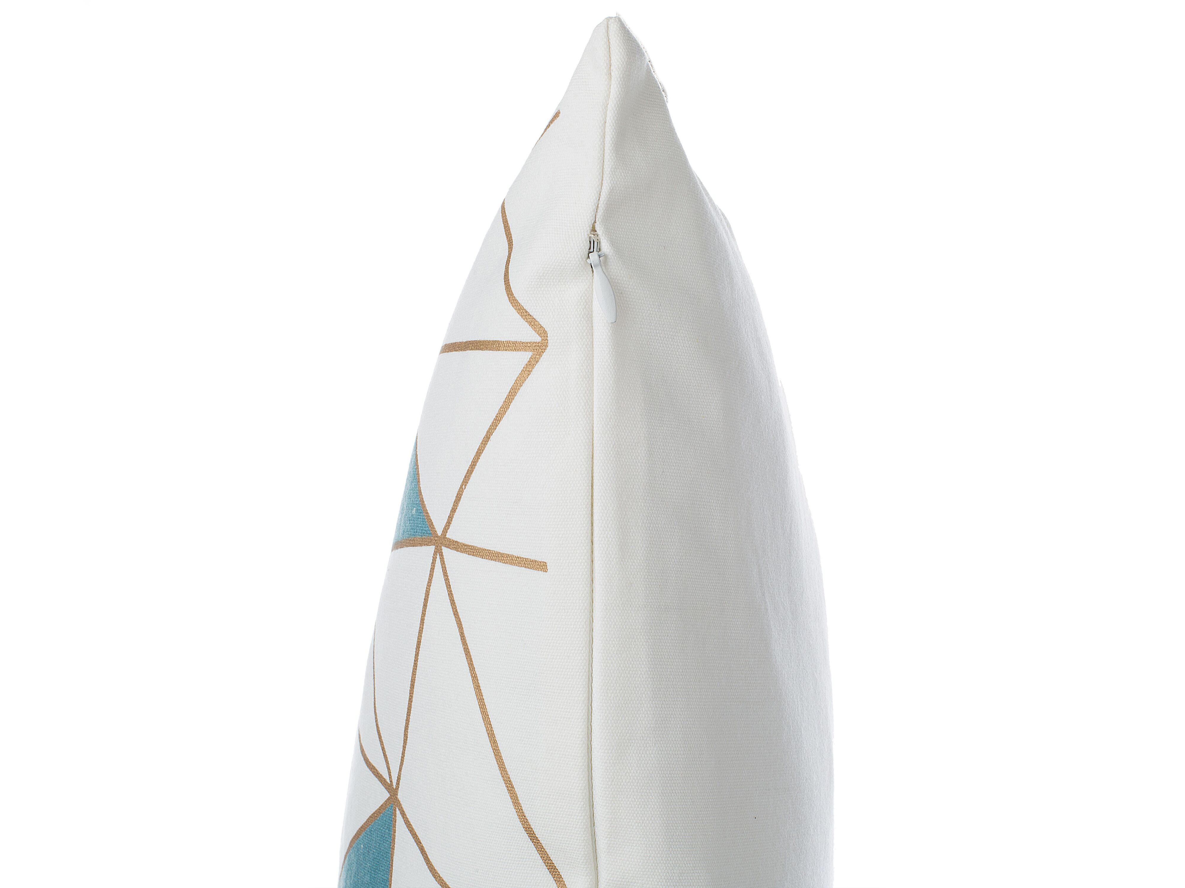 Set Di 2 Cuscini Decorativi Quadrati Per Interni/Esterni – Resort Spa, Colori Rosso Corallo Turchese, 43 Cm - 3