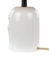 Lampe à poser en céramique blanche 46 cm JUBONES_871502