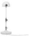 Lampa biurkowa regulowana metalowa biała CABRIS_703209