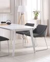 Set of 2 Fabric Dining Chairs Dark Grey ARCATA_808578