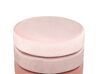 Tamborete em veludo rosa ⌀ 48 cm LOUIN_876675