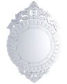 Nástěnné sříbrné zrcadlo 67 x 100 cm CRAON_904073