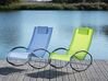 Rocking Sun Lounger Lime Green CAMPO_751292