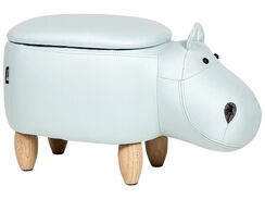 Eläinjakkara sametti säilytystila vaaleansininen 32 x 60 cm HIPPO