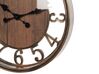 Zegar ścienny ø 52 cm brązowy ALCOBA_827748