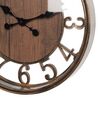 Zegar ścienny ø 52 cm brązowy ALCOBA_827748