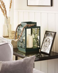 Lyhty metalli vihreä 25 cm UNIMAK