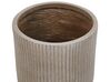 Vaso para plantas em fibra de argila taupe 24 x 24 x 24 cm DARIA_871707