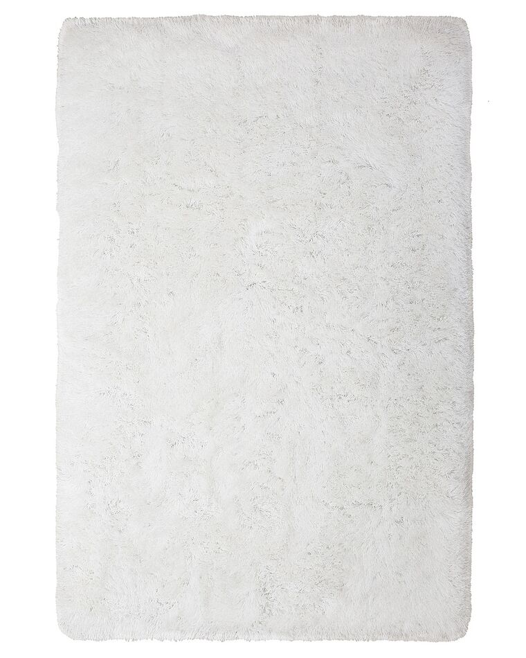 Vloerkleed polyester wit 140 x 200 cm CIDE_746739