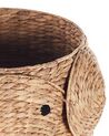 Pletený úložný košík z vodného hyacintu prírodný DOGON_838183
