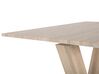 Table extensible bois clair 140/180 x 90 cm LIXA_729298
